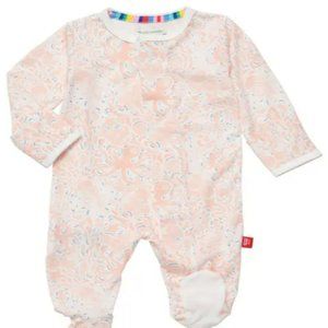 Magnetic Me - Seas The Day Stretch Modal Footie Pajamas